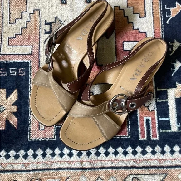 Brown Leather Sandals - Picture 3 of 9